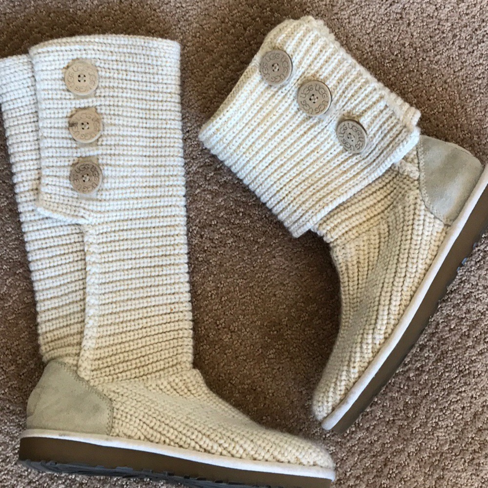 Ugg Cable Knit Boots Size 7